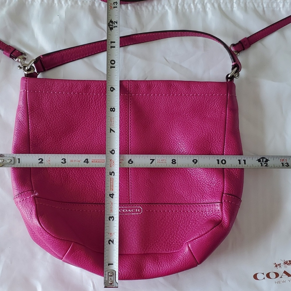 Coach Hot Pink Leather Purse